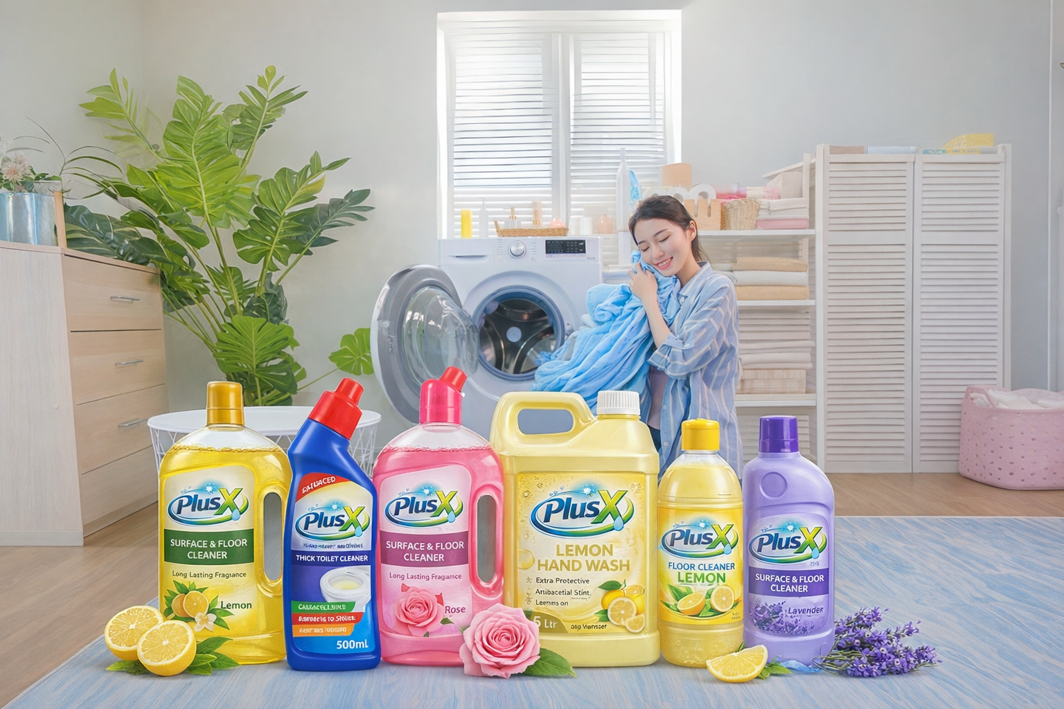 PlusX Home Care premium cleaning products